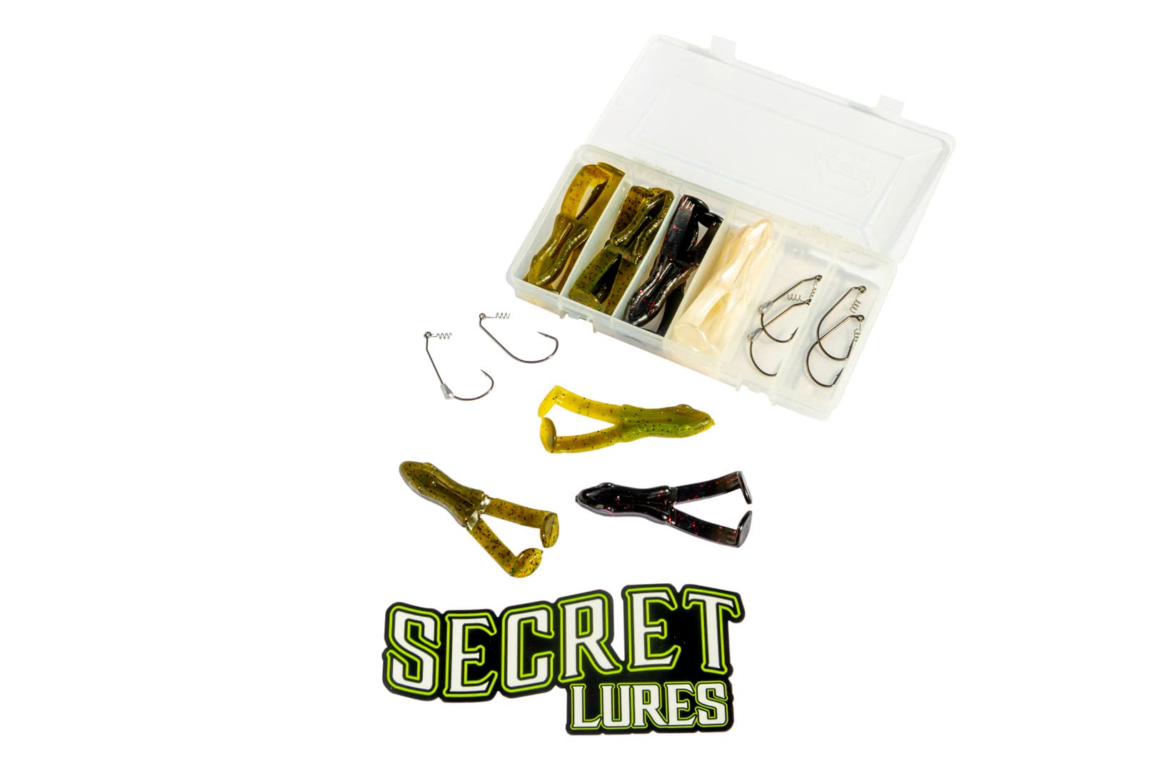 Secret Lures Chubby Frog Kit Fishing Tackle Box